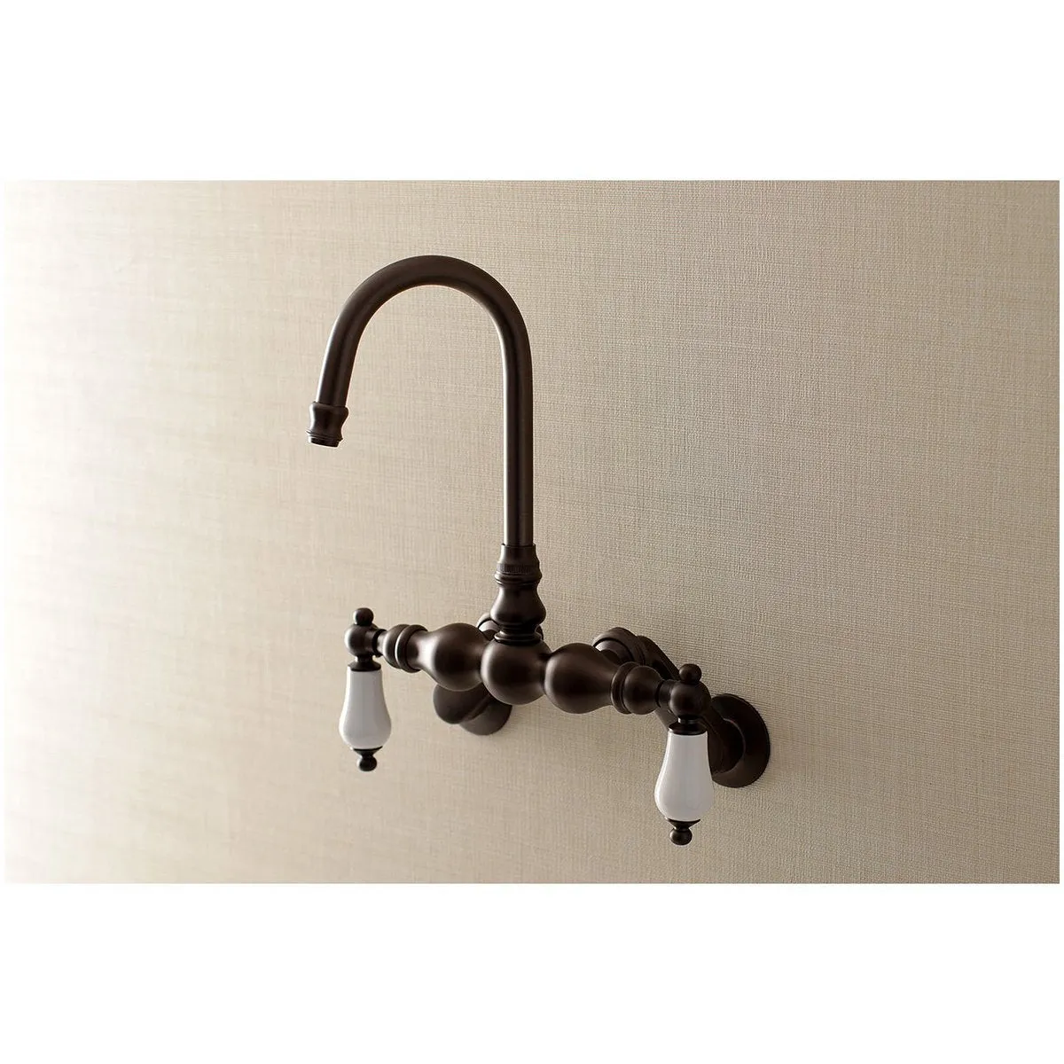 Aqua Vintage AE83TX-P Adjustable Center Wall Mount Tub Faucet