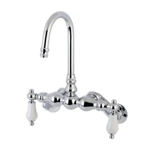 Aqua Vintage AE83TX-P Adjustable Center Wall Mount Tub Faucet