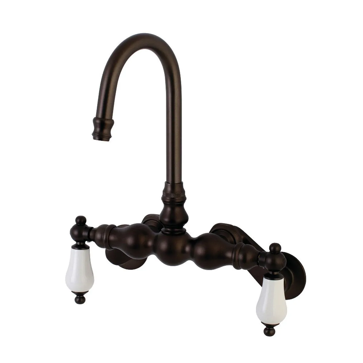 Aqua Vintage AE83TX-P Adjustable Center Wall Mount Tub Faucet