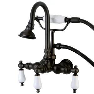 Aqua Vintage Wall Mount Clawfoot Tub Faucet