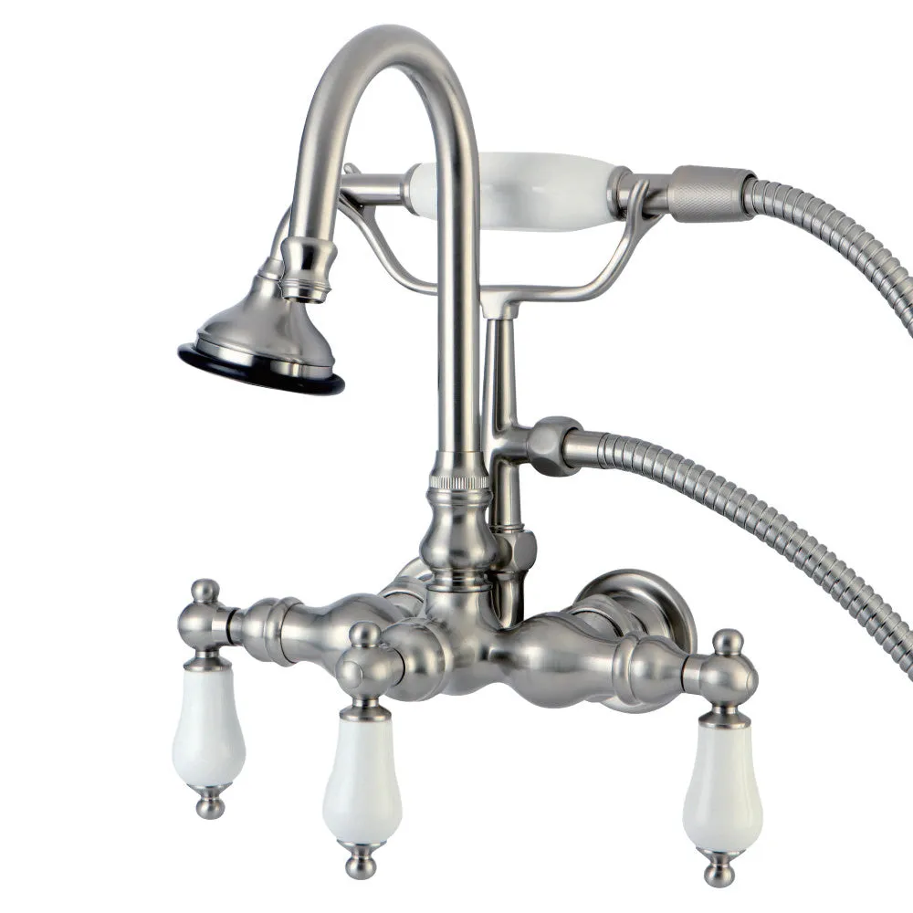 Aqua Vintage Wall Mount Clawfoot Tub Faucet