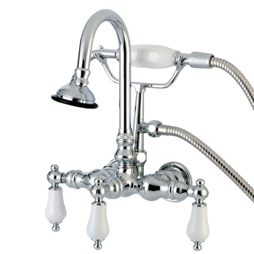 Aqua Vintage Wall Mount Clawfoot Tub Faucet