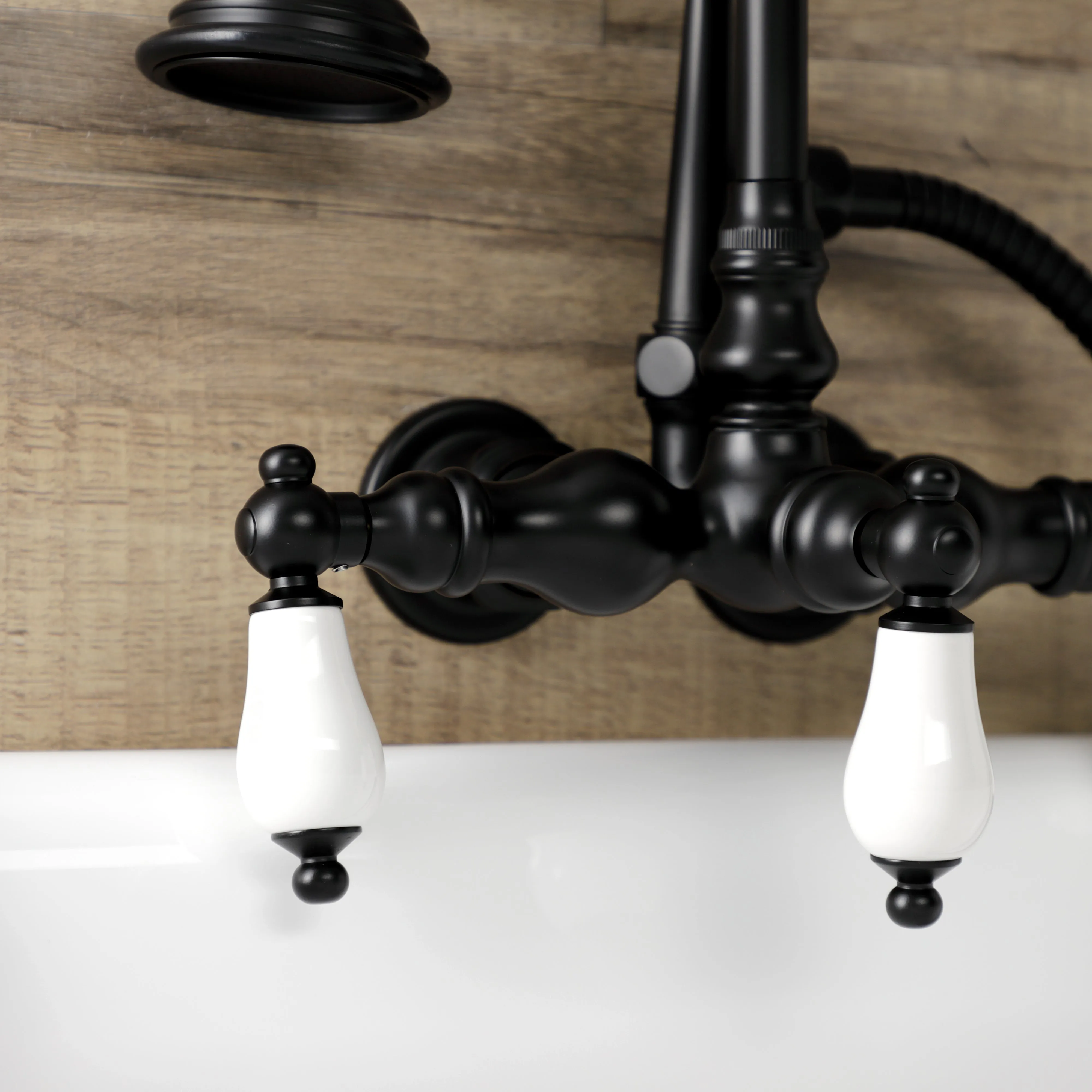 Aqua Vintage Wall Mount Clawfoot Tub Faucet