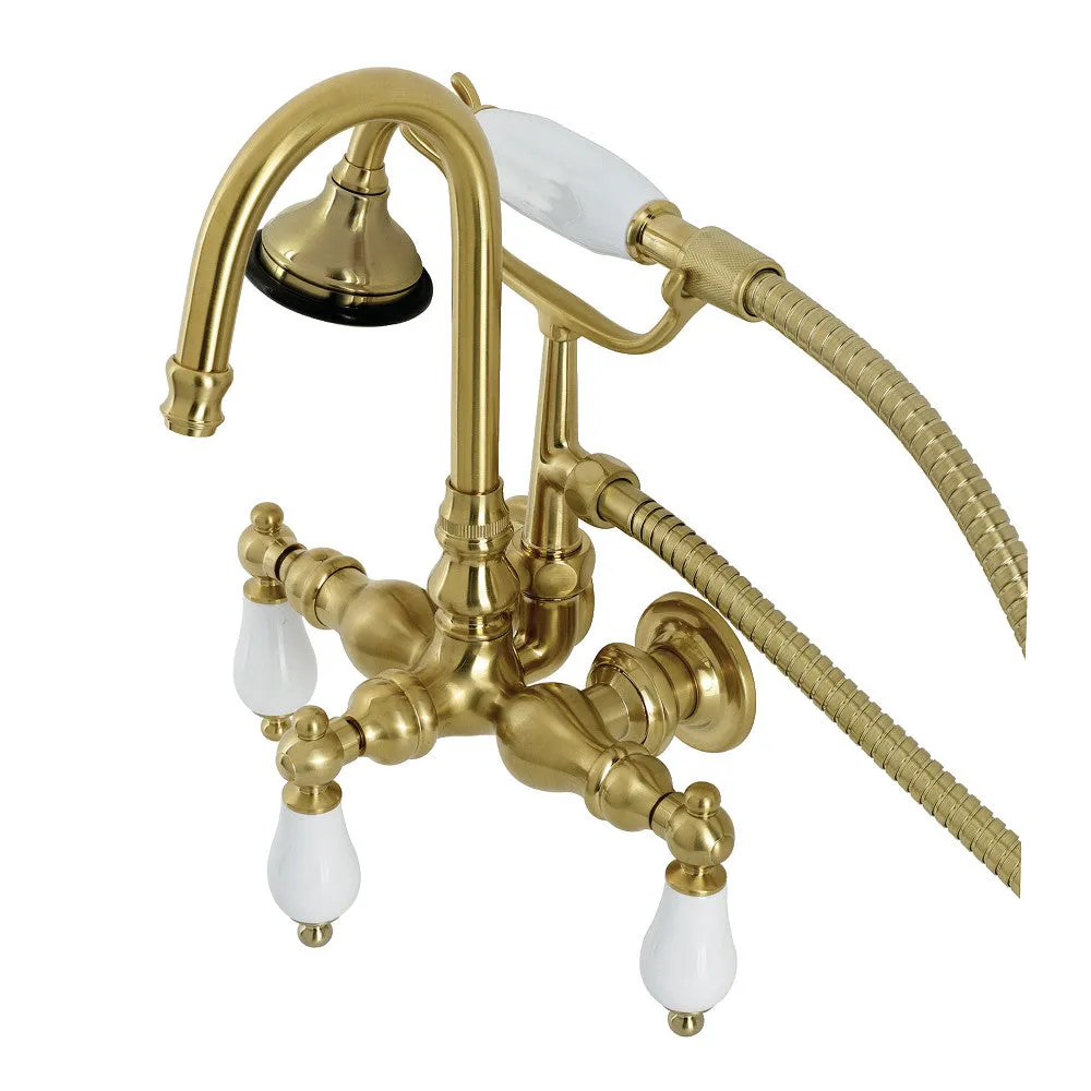 Aqua Vintage Wall Mount Clawfoot Tub Faucet