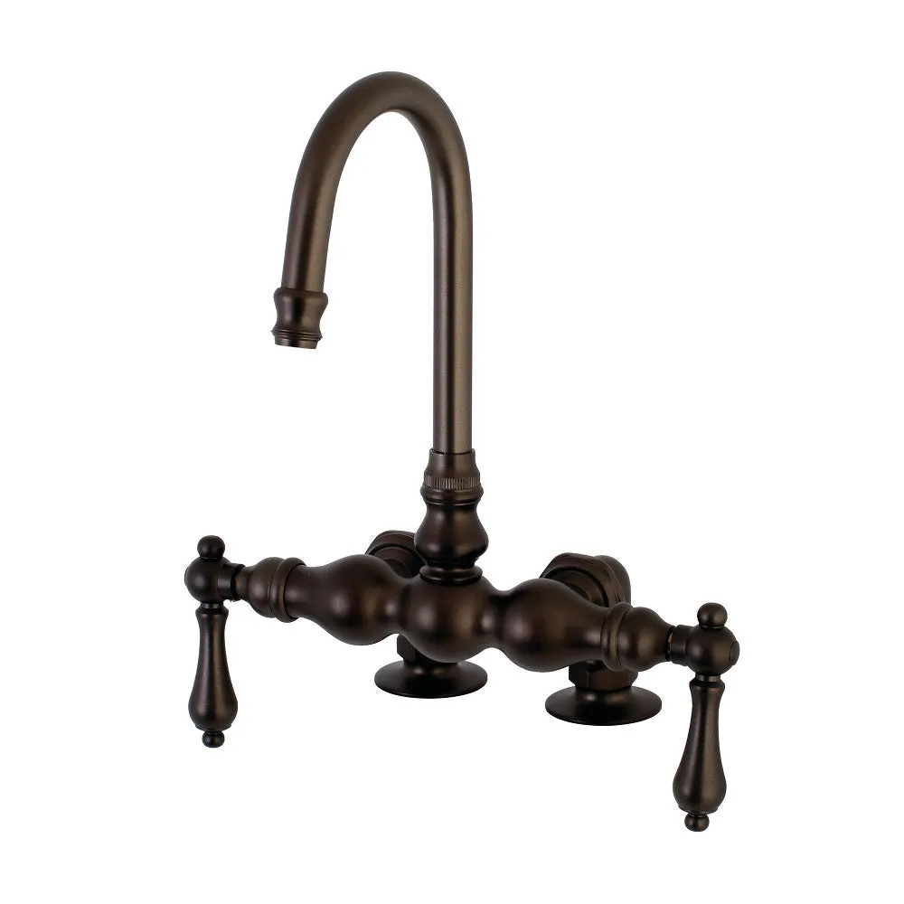 Auqa Vintage 3-3/8-Inch Deck Mount Tub Faucet