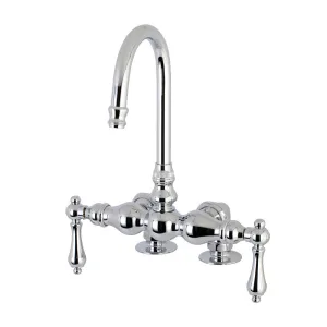 Auqa Vintage 3-3/8-Inch Deck Mount Tub Faucet