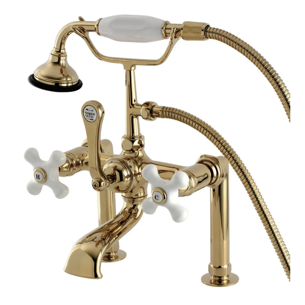 Auqa Vintage Deck Mount Clawfoot Tub Faucet