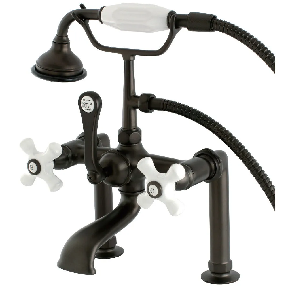 Auqa Vintage Deck Mount Clawfoot Tub Faucet