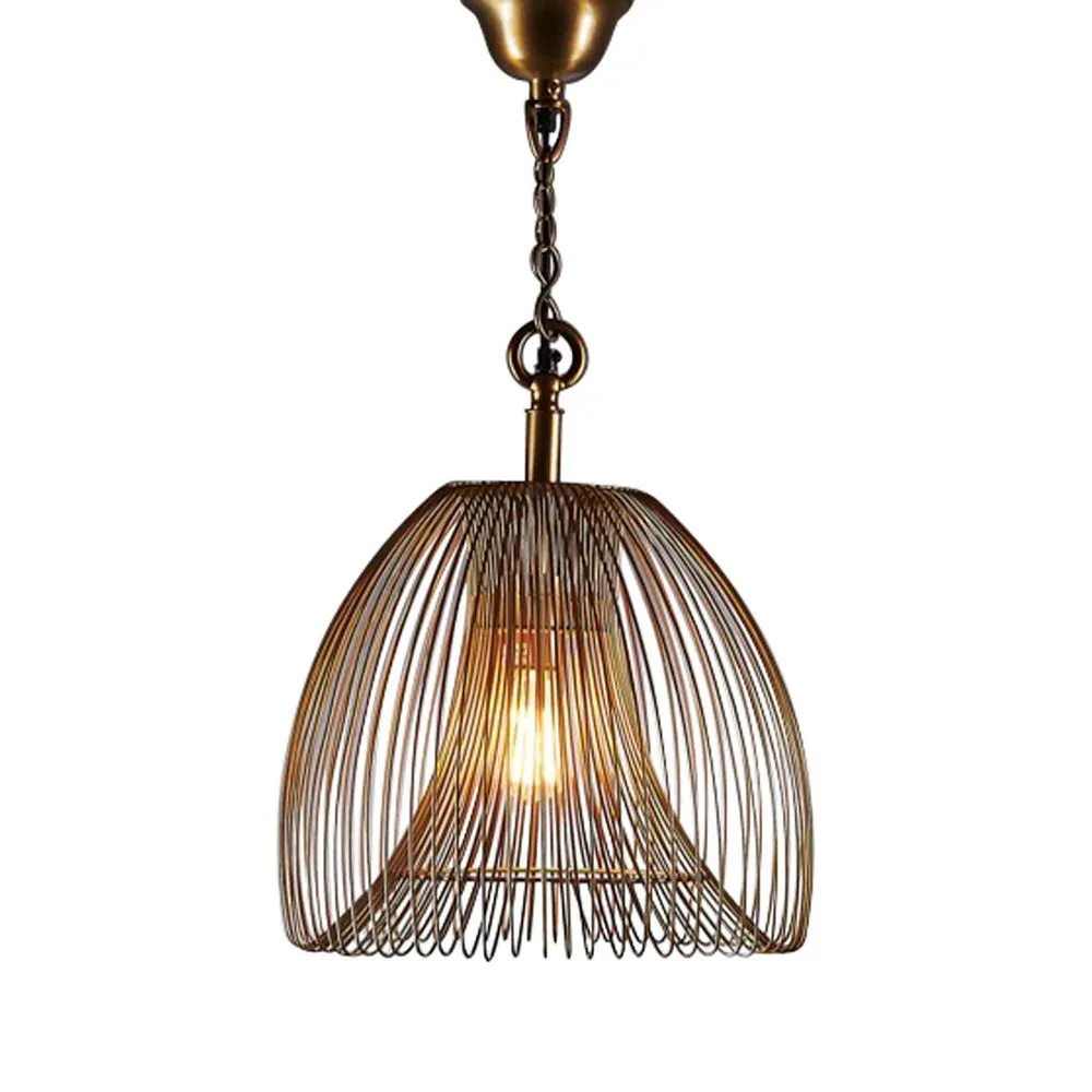 Baker Small Pendant Lamp in Gold