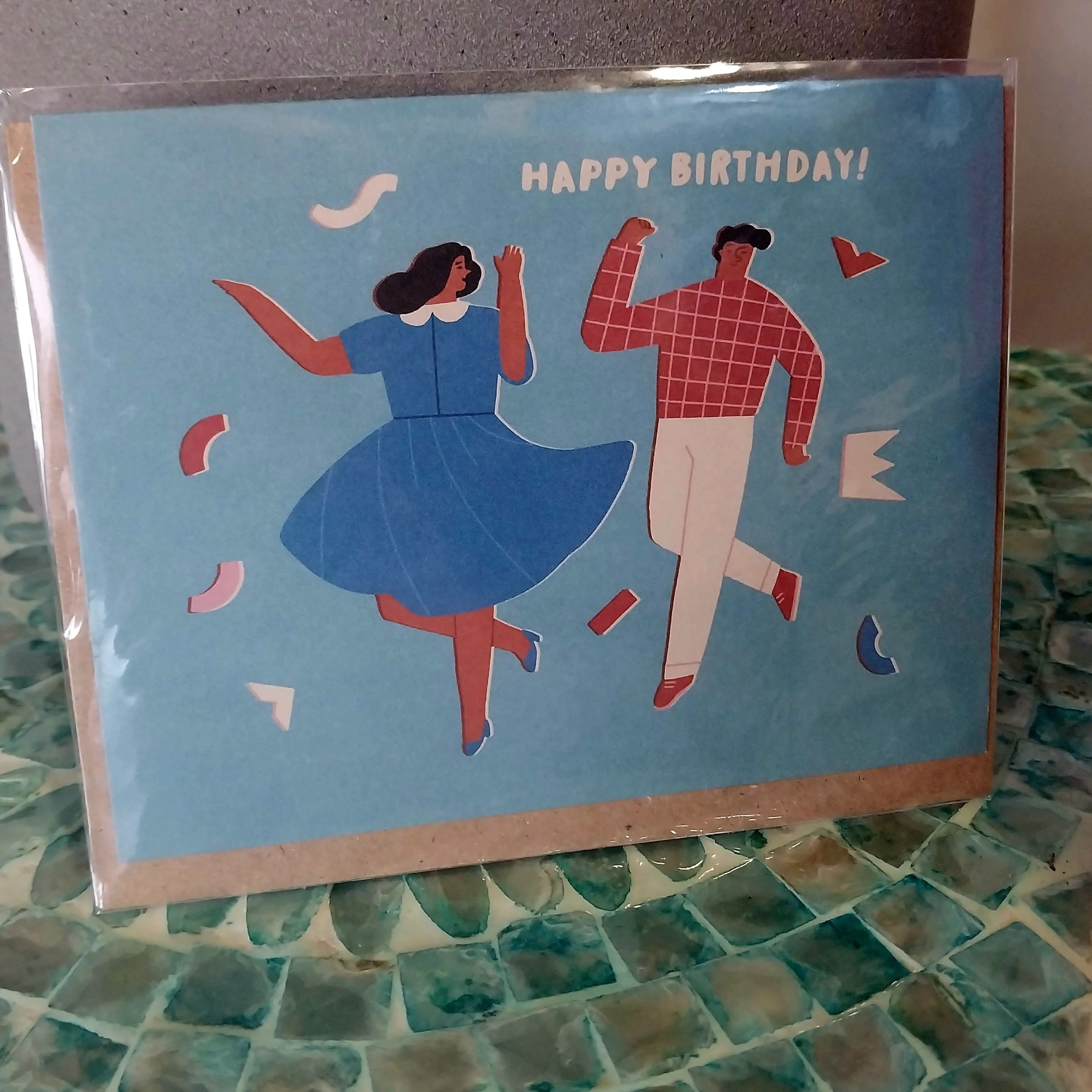 Birthday Dancers Greeting Card