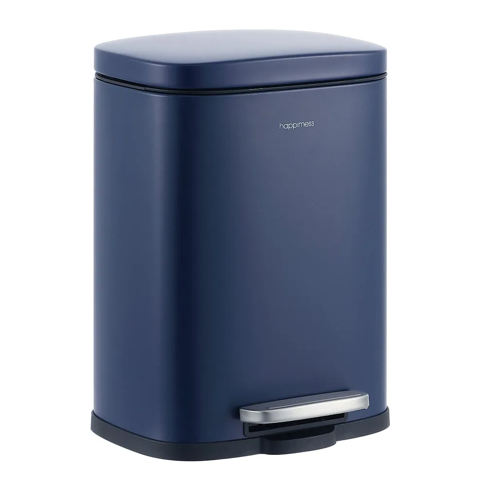 Connor Rectangular 13-Gallon Trash Can with Soft-Close Lid and FREE Mini Trash Can