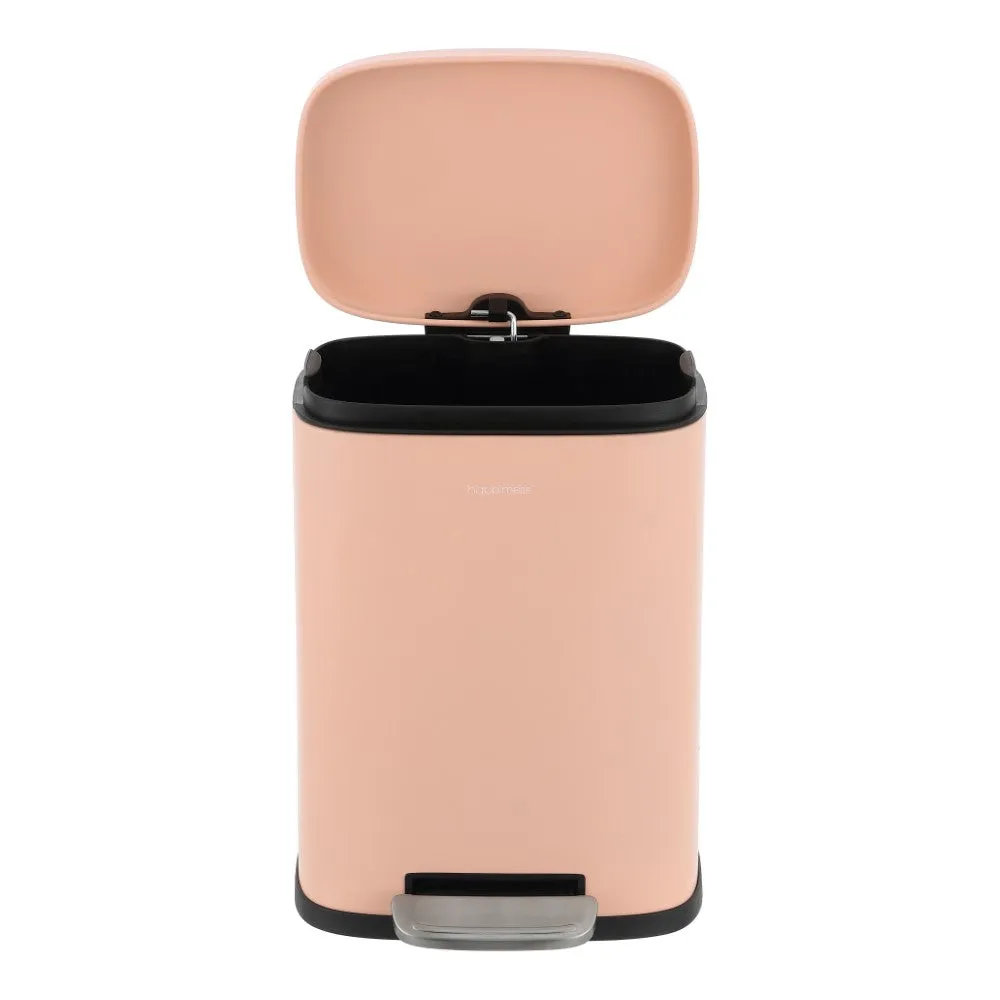 Connor Rectangular 13-Gallon Trash Can with Soft-Close Lid and FREE Mini Trash Can