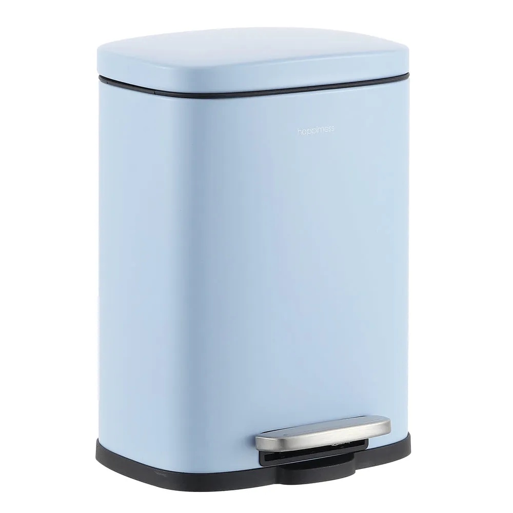 Connor Rectangular 13-Gallon Trash Can with Soft-Close Lid and FREE Mini Trash Can