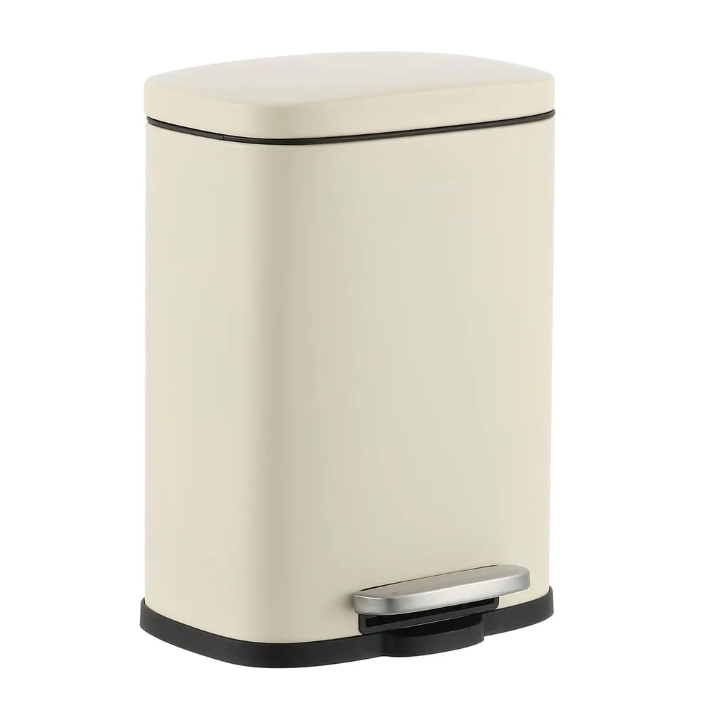 Connor Rectangular 13-Gallon Trash Can with Soft-Close Lid and FREE Mini Trash Can