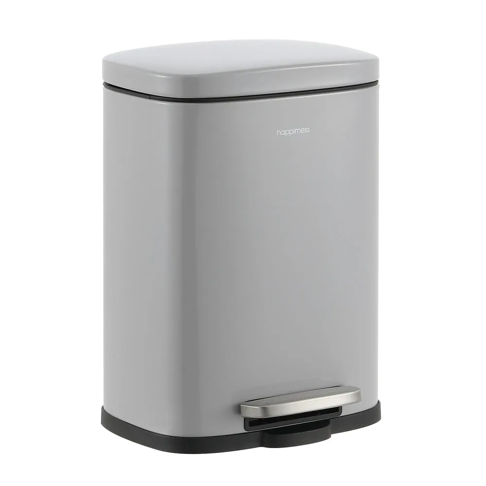 Connor Rectangular 13-Gallon Trash Can with Soft-Close Lid and FREE Mini Trash Can