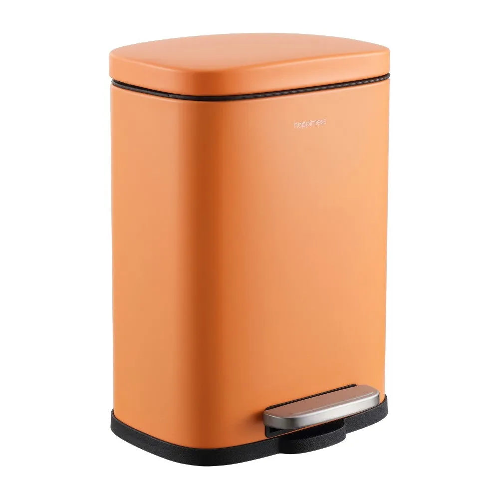 Connor Rectangular 13-Gallon Trash Can with Soft-Close Lid and FREE Mini Trash Can