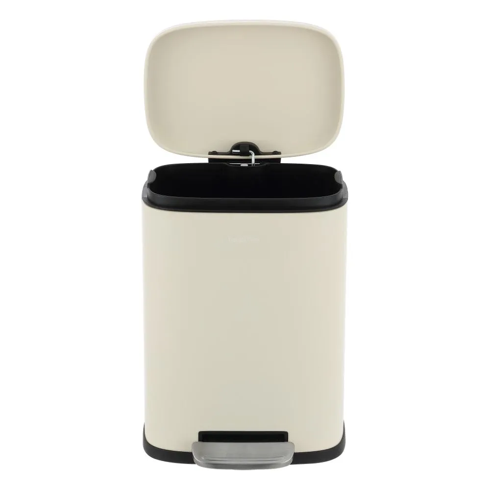 Connor Rectangular 13-Gallon Trash Can with Soft-Close Lid and FREE Mini Trash Can