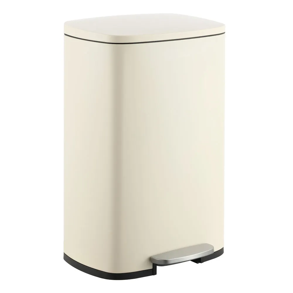 Connor Rectangular 13-Gallon Trash Can with Soft-Close Lid and FREE Mini Trash Can