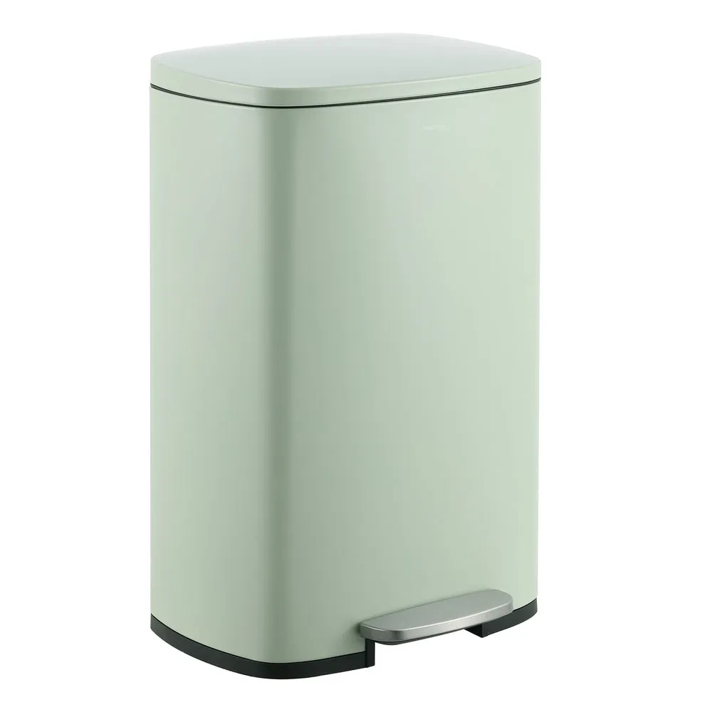 Connor Rectangular 13-Gallon Trash Can with Soft-Close Lid and FREE Mini Trash Can