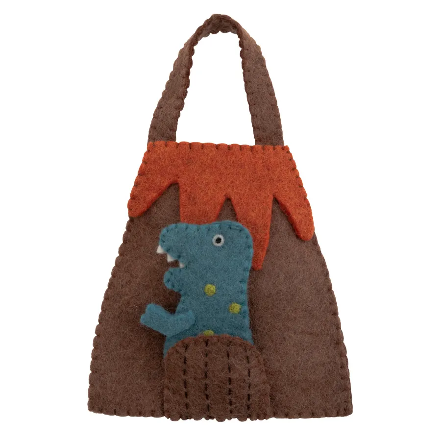 Dinosaur Finger Puppet Play Bag