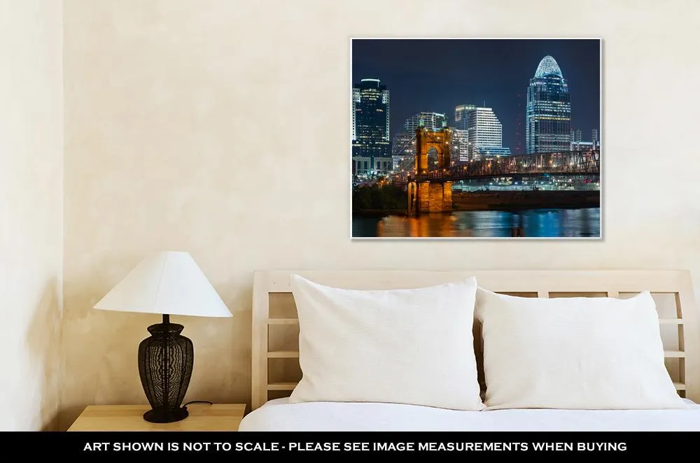 Gallery Wrapped Canvas, Cincinnati Skyline