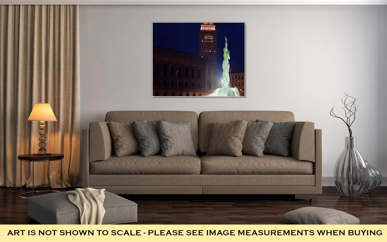 Gallery Wrapped Canvas, Landmarks Of Cleveland