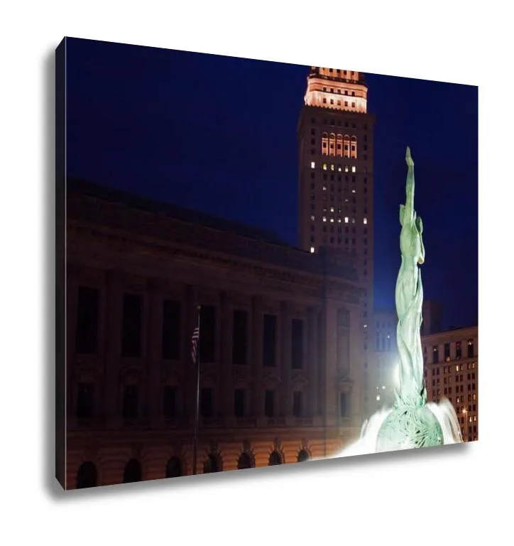 Gallery Wrapped Canvas, Landmarks Of Cleveland