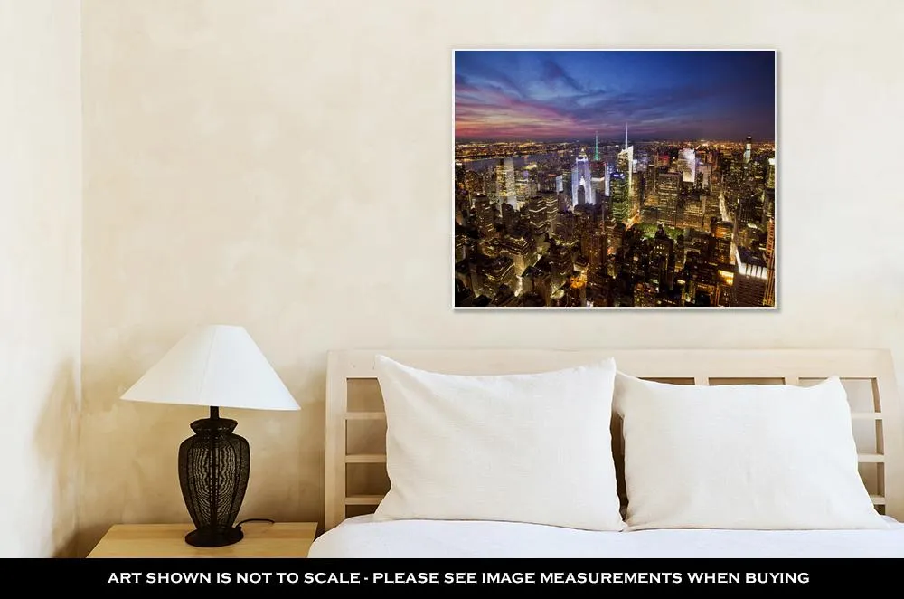 Gallery Wrapped Canvas, New York Skyline