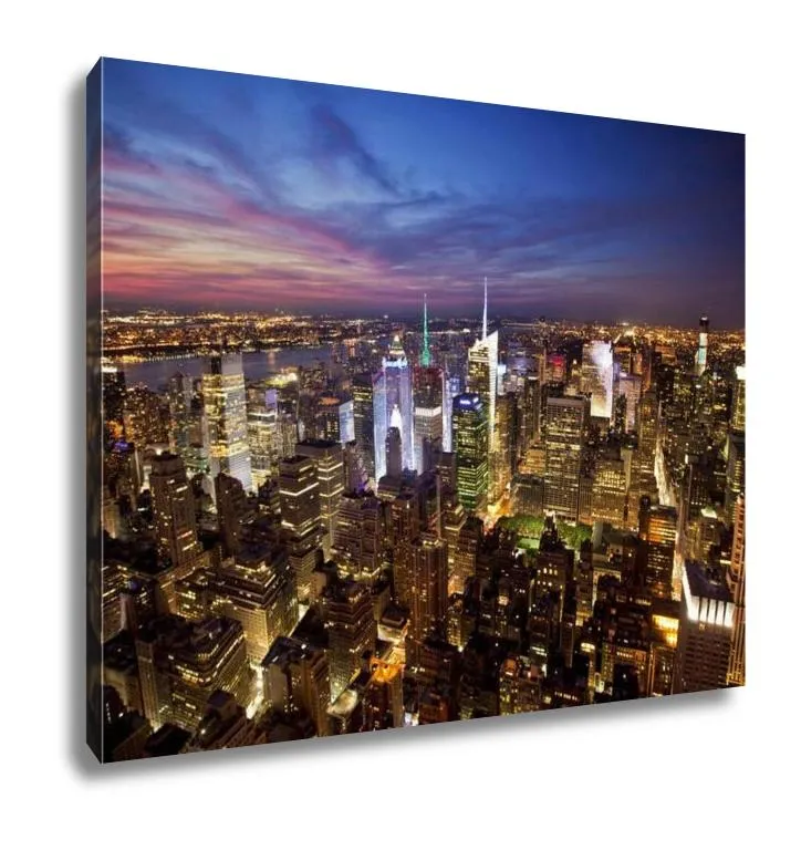 Gallery Wrapped Canvas, New York Skyline