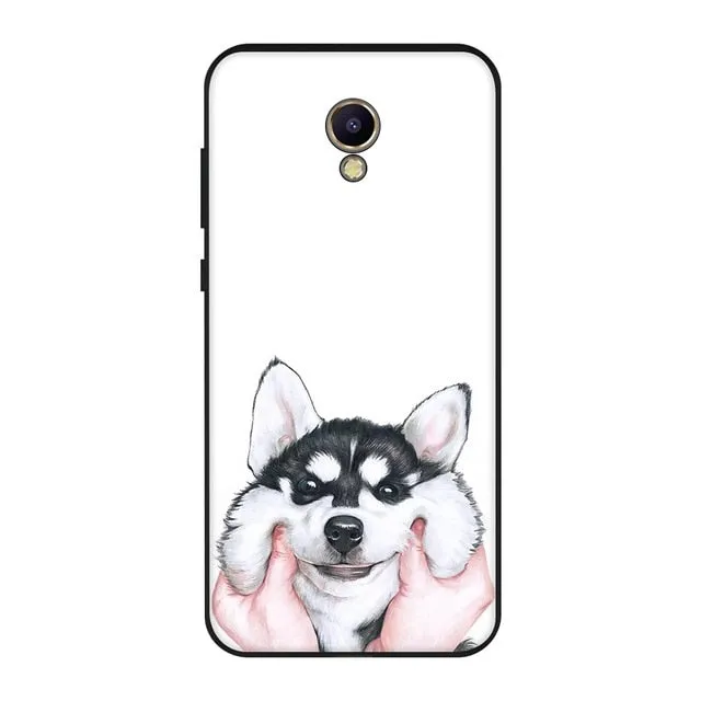 Gertong Silicone Soft TPU Phone Case For Meizu M6 M5 Note Cartoon Pattern Painted Soft Matte Back Cover for Meizu M5S M6 M5C