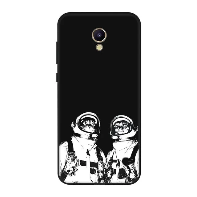 Gertong Silicone Soft TPU Phone Case For Meizu M6 M5 Note Cartoon Pattern Painted Soft Matte Back Cover for Meizu M5S M6 M5C