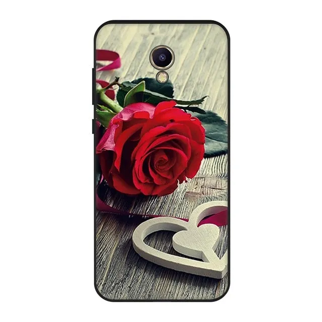 Gertong Silicone Soft TPU Phone Case For Meizu M6 M5 Note Cartoon Pattern Painted Soft Matte Back Cover for Meizu M5S M6 M5C