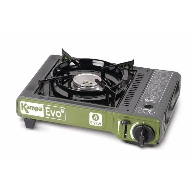 Kampa Evo Gas Camping Hob / Stove - Catridge Powered