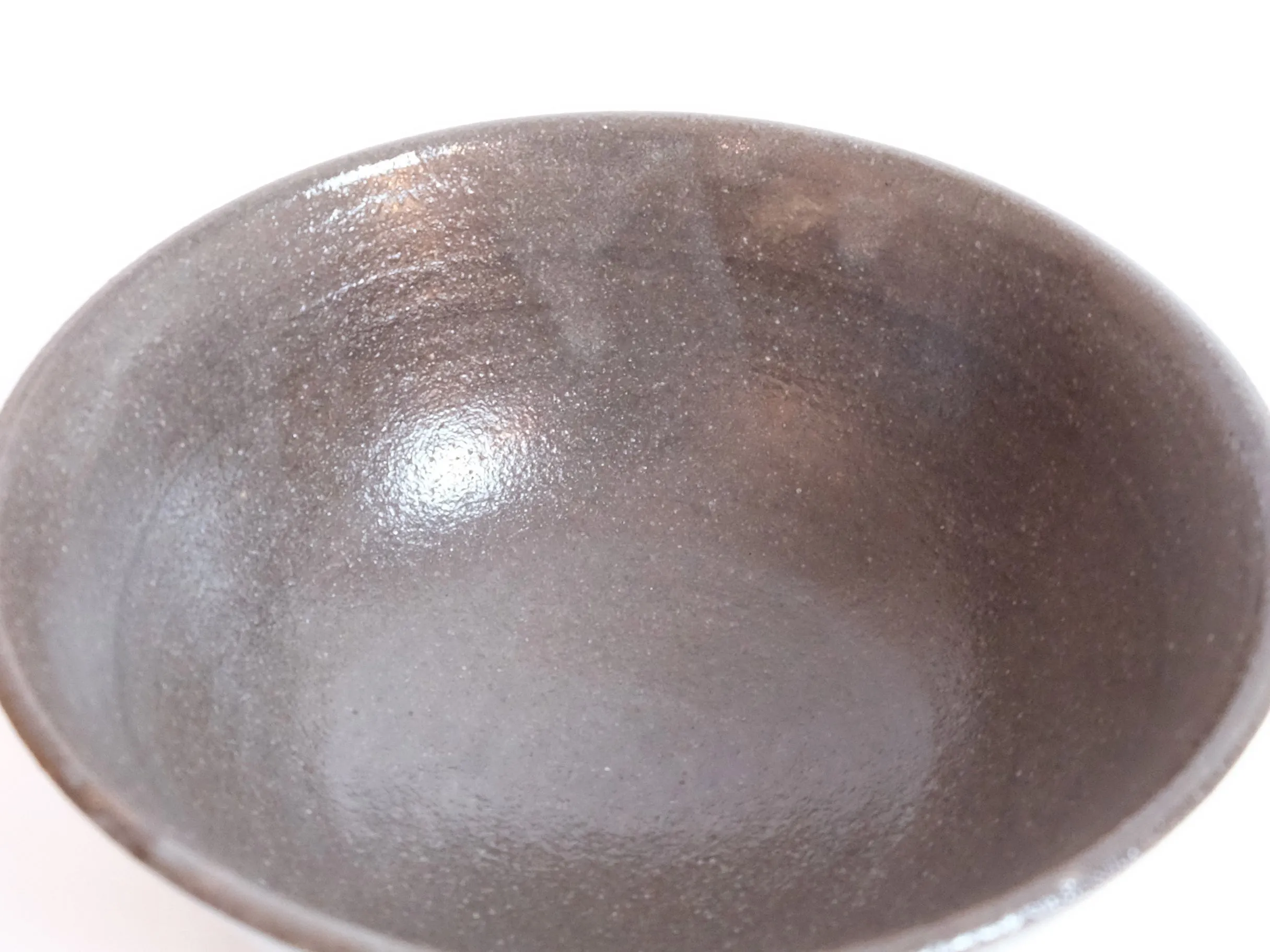 Kasama Chisel Patterned Rice Bowl by Hiroshi Otsu