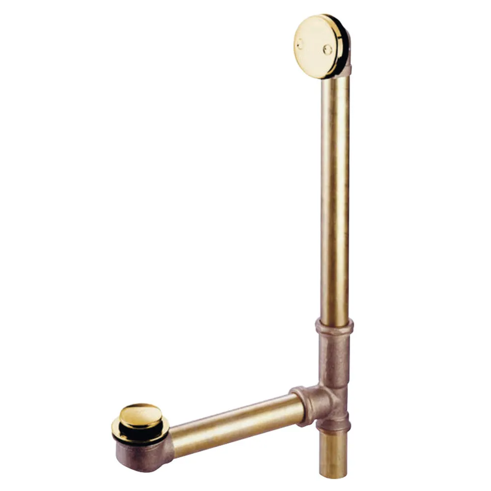 Kingston Brass 16" Tub Waste with Overflow with Tip Toe Drain