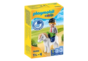 Playmobil 1.2.3 Boy with Pony