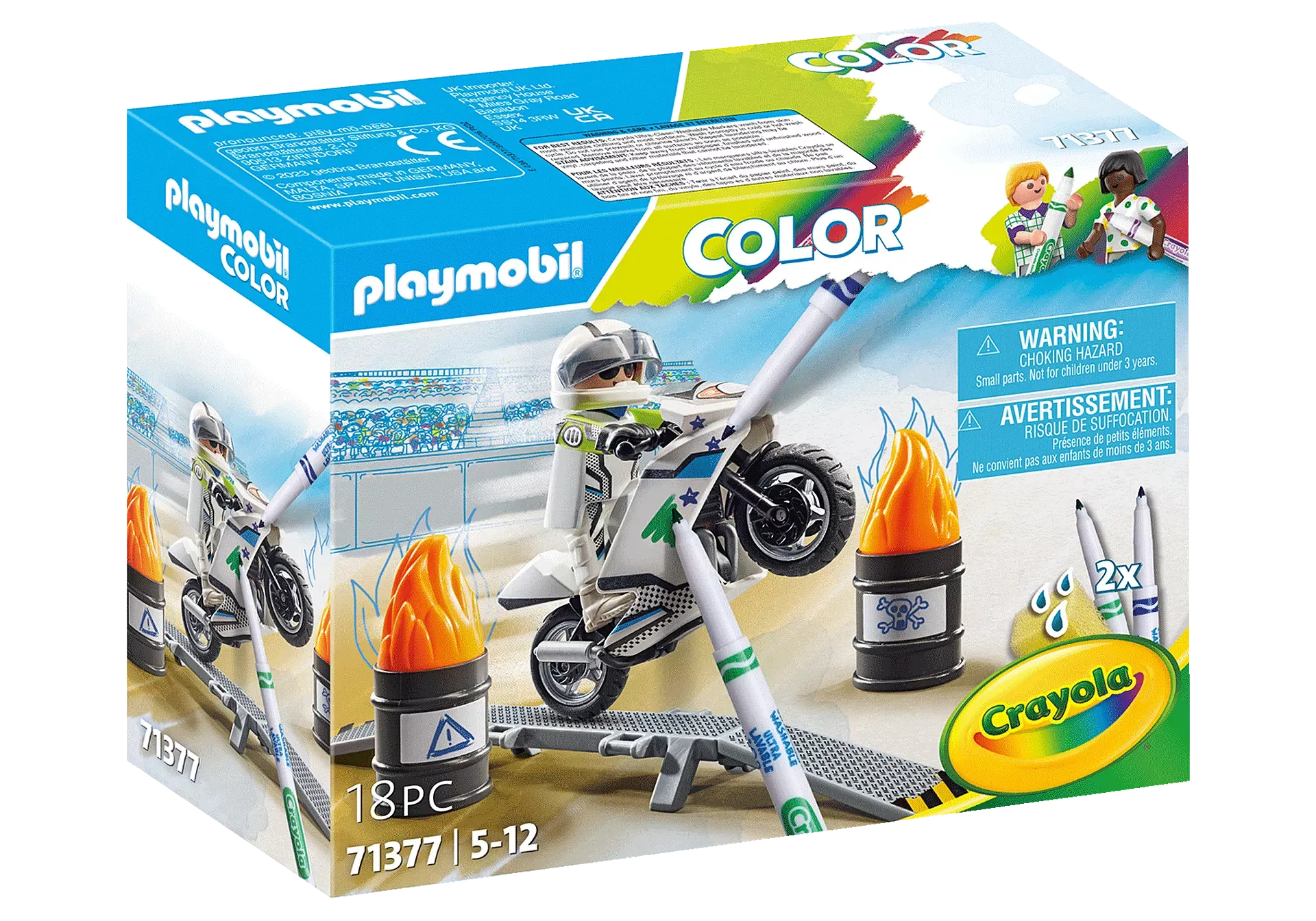 Playmobil Color: Motorbike 71377