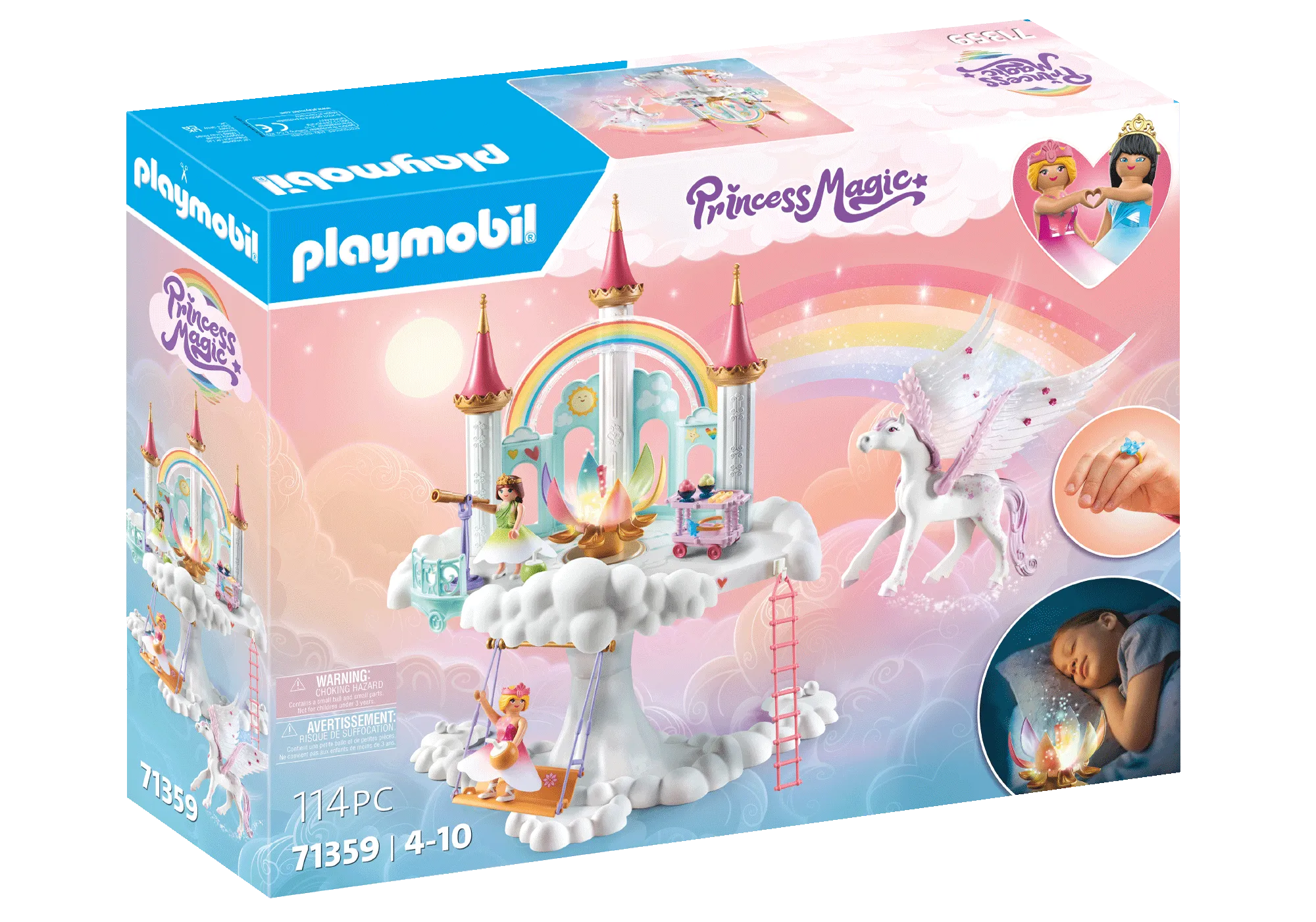 Playmobil Princess Magic: Rainbow Castle in the Clouds 71359