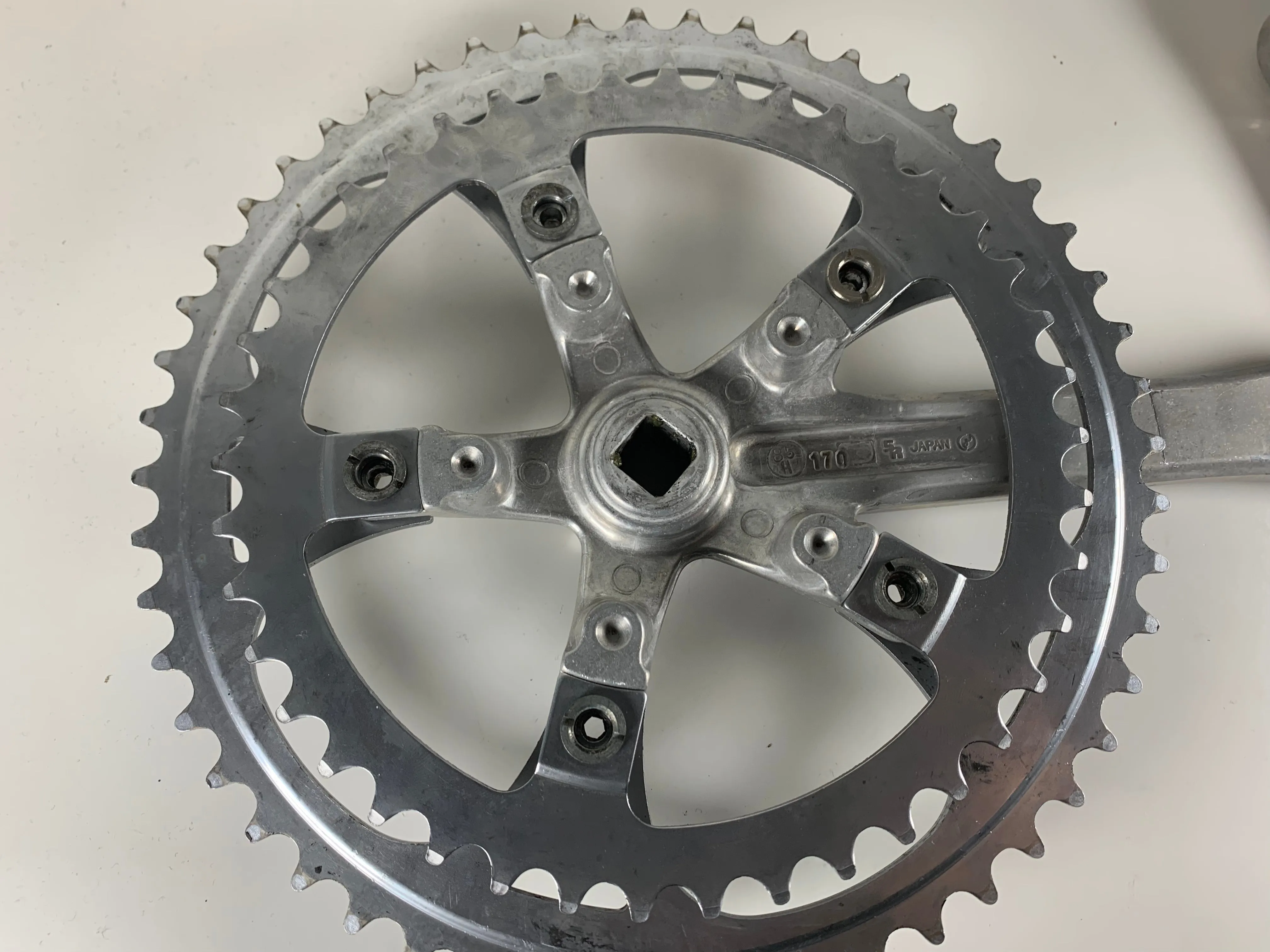 SR Sakai/Ringyo Custom double crankset complete 170 52/42