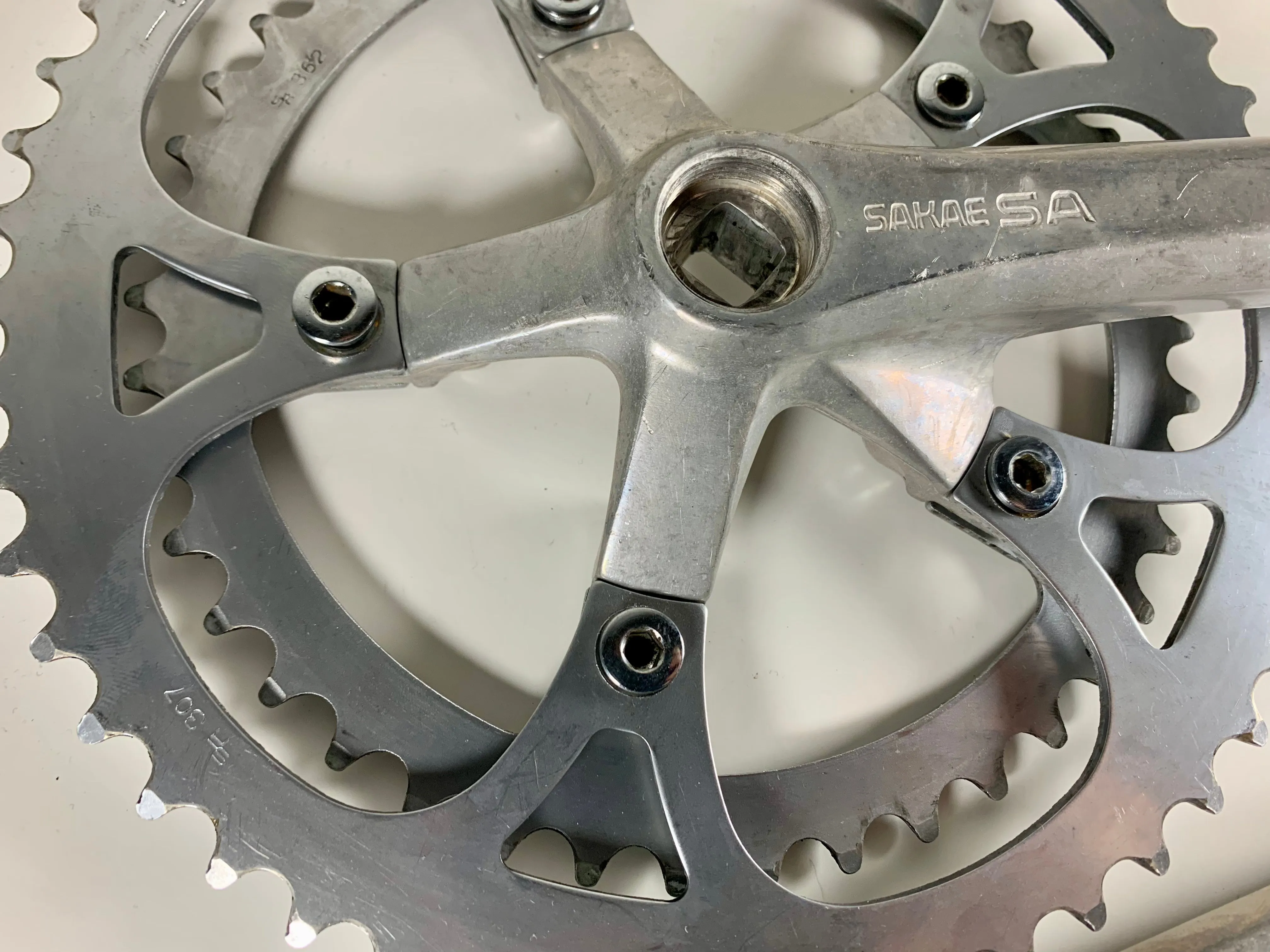 SR Sakai/Ringyo Custom double crankset complete 170 52/42