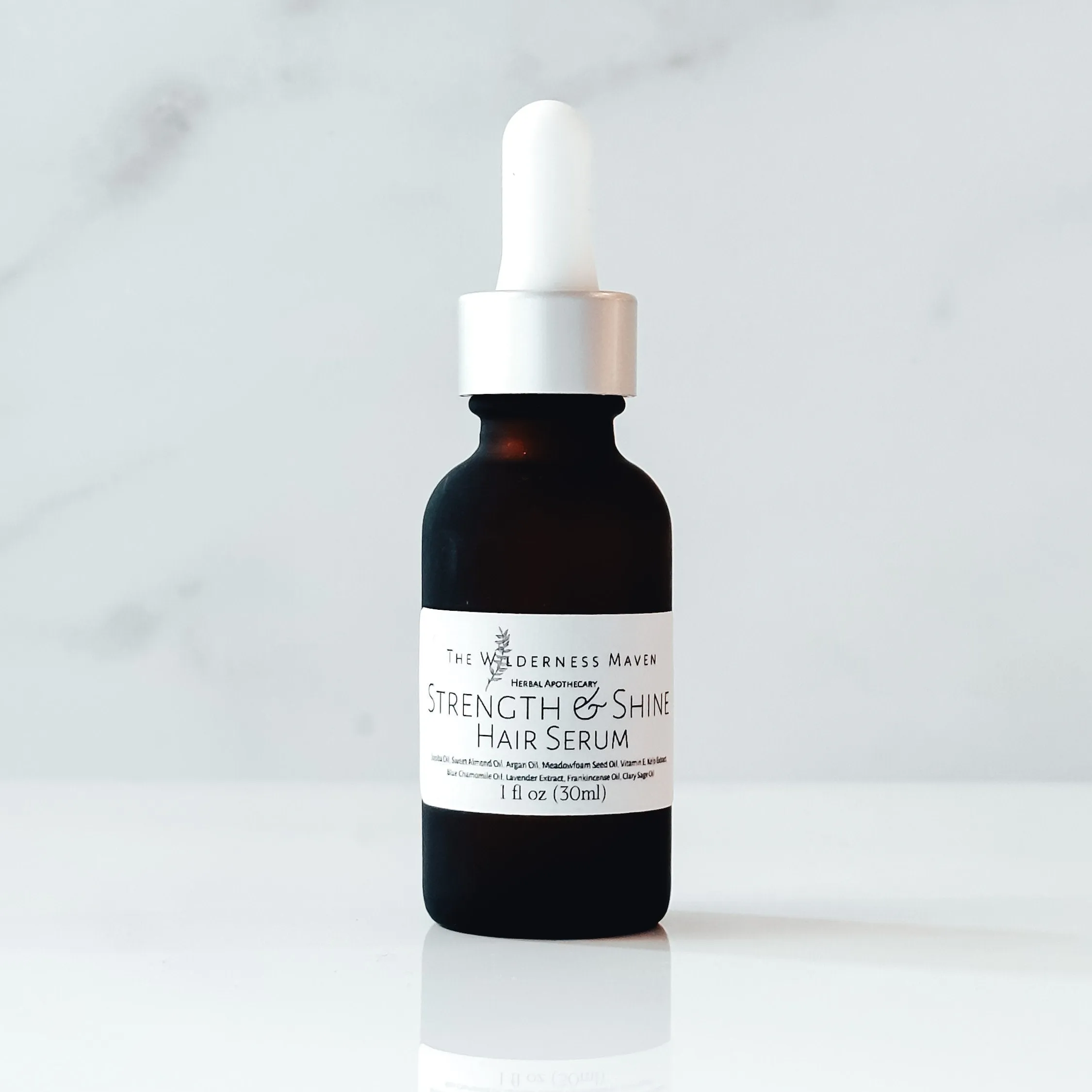 Strength & Shine Hair Serum by The Wilderness Maven Herbal Apothecary