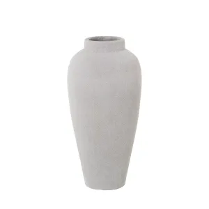 Vase Alexandra House Living White Ceramic 18 x 17 x 33 cm