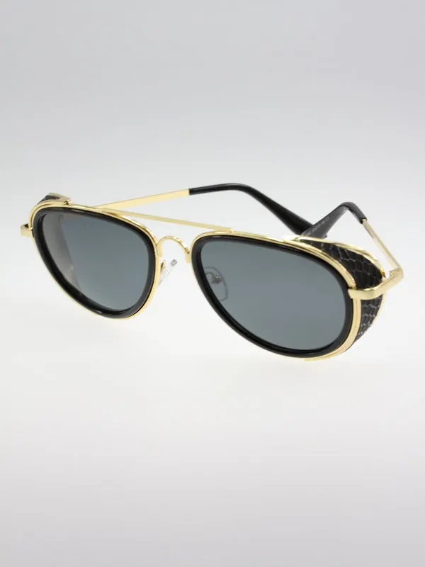 Vintage Style Aviator tinted Sunglasses