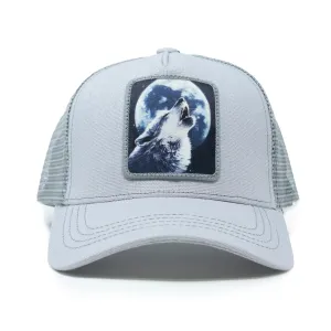 Wolf Trucker Hat (Grey) - GS262